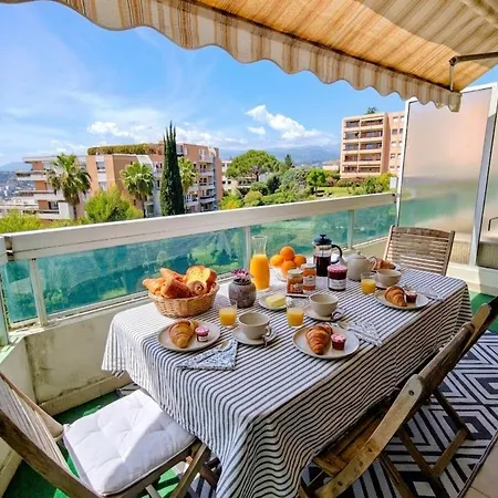2 Bedroom Flat With Terrasse & Car-park Ouest * Nice